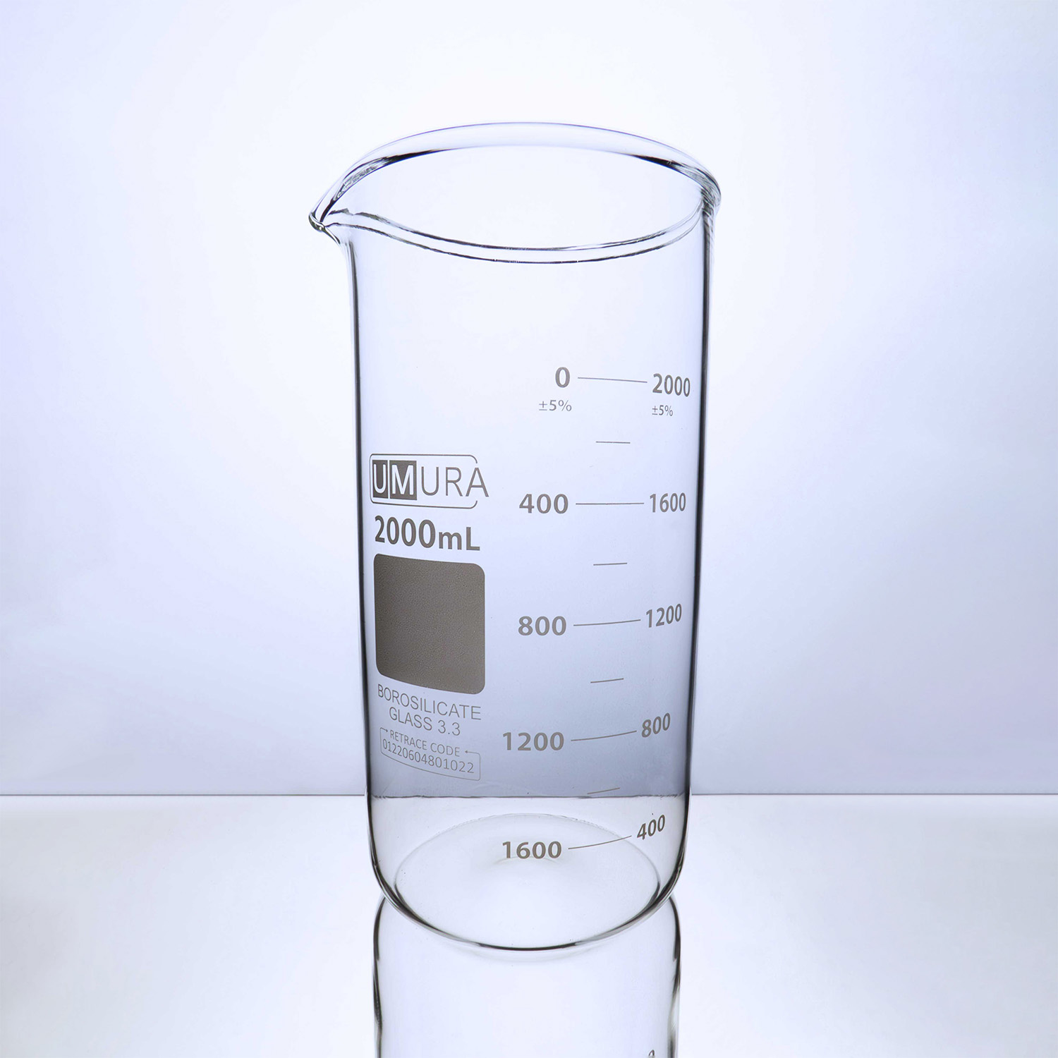 Beaker, Tall Form, 2000 mL, Premium range