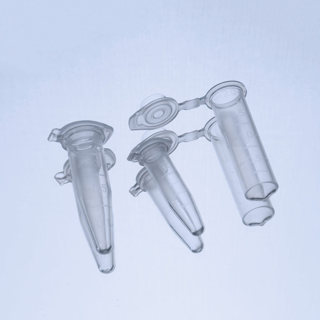 Microcentrifuge tubes, molecular biology grade
